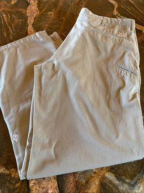 Volcom Men's Light Gray Chino-Style Performance Pants